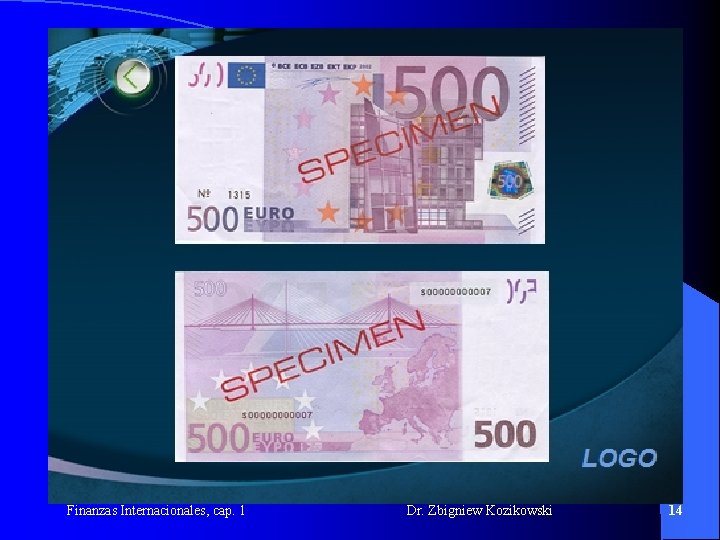 Finanzas Internacionales, cap. 1 Dr. Zbigniew Kozikowski 14 Finanzas Internacionales, cap. 1 Dr. Zbigniew Kozikowski 14