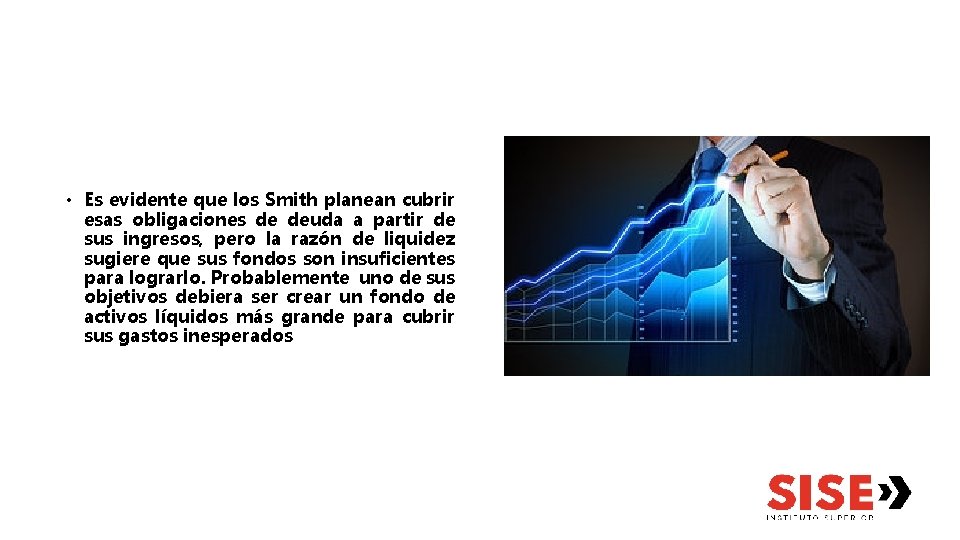  • Es evidente que los Smith planean cubrir esas obligaciones de deuda a