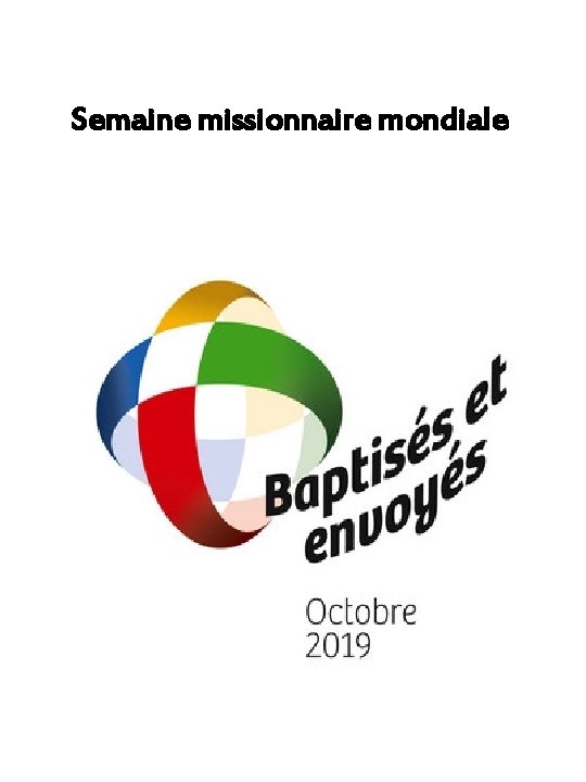 Semaine missionnaire mondiale 