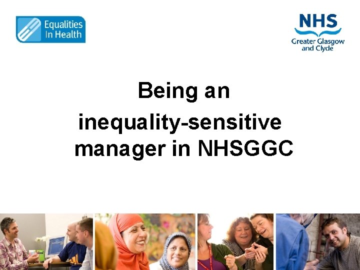 Being an inequality-sensitive manager in NHSGGC 