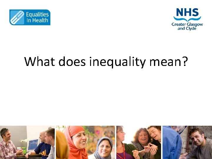 What does inequality mean? 