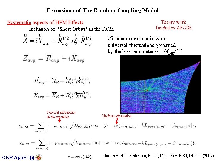 Extensions of The Random Coupling Model Theory work Systematic aspects of HPM Effects funded