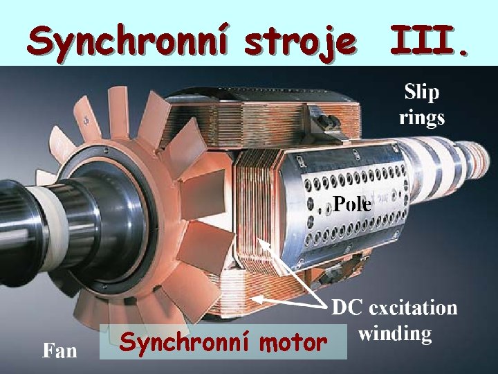 Synchronní stroje III. Synchronní motor 