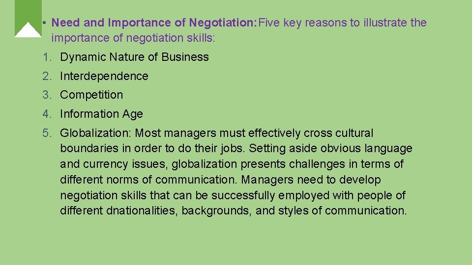  • Need and Importance of Negotiation: Five key reasons to illustrate the importance