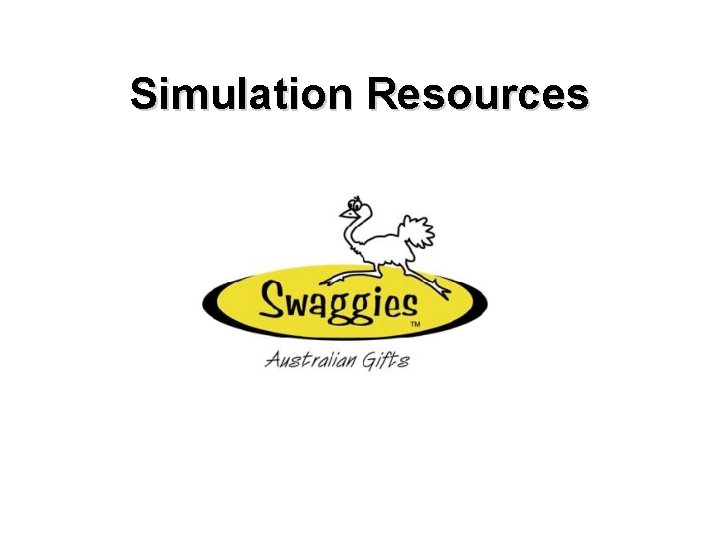 Simulation Resources 