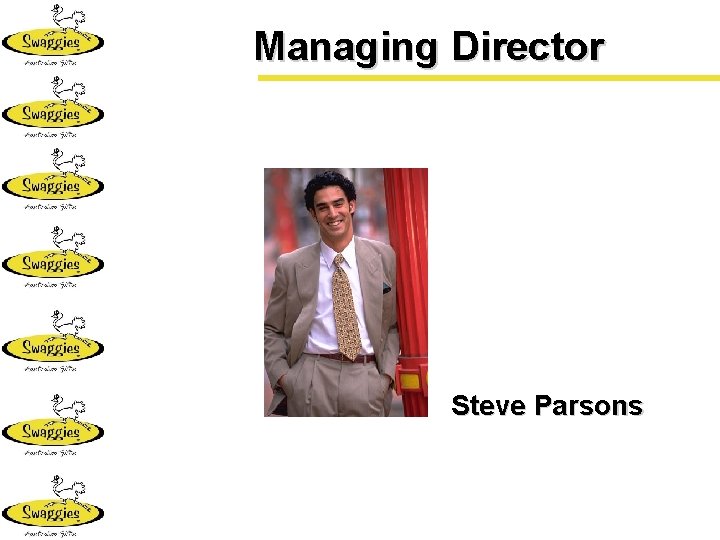 Managing Director Steve Parsons 