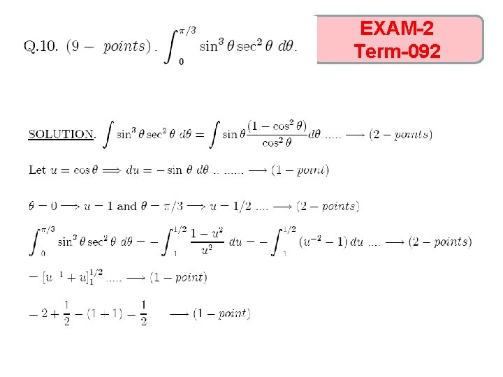 EXAM-2 Term-092 
