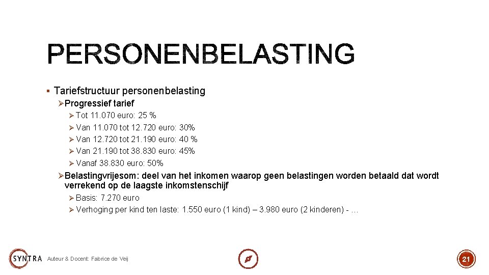 Haalbaarheidsstudie Bedrijfsbeheer Syntra Auteur Docent Fabrice De Veij