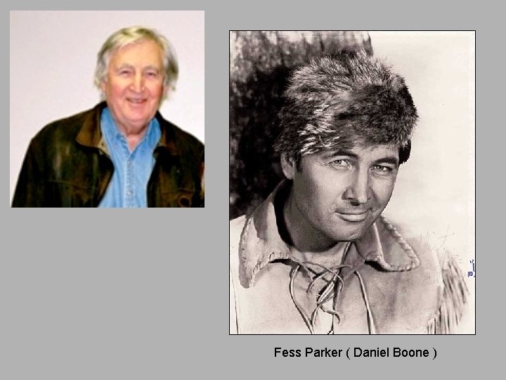 Fess Parker ( Daniel Boone ) 