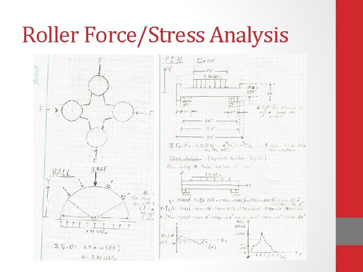 Roller Force/Stress Analysis 