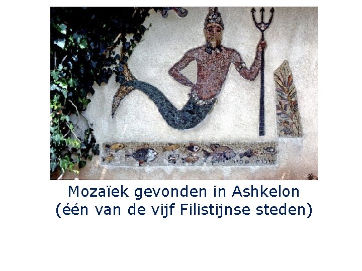 Mozaïek gevonden in Ashkelon (één van de vijf Filistijnse steden) 