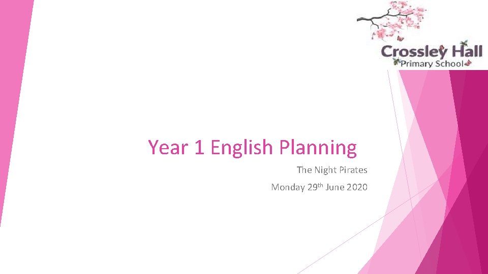 Year 1 English Planning The Night Pirates Monday 29 th June 2020 Year 1 English Planning The Night Pirates Monday 29 th June 2020