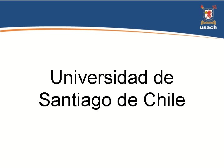 Universidad de Santiago de Chile 