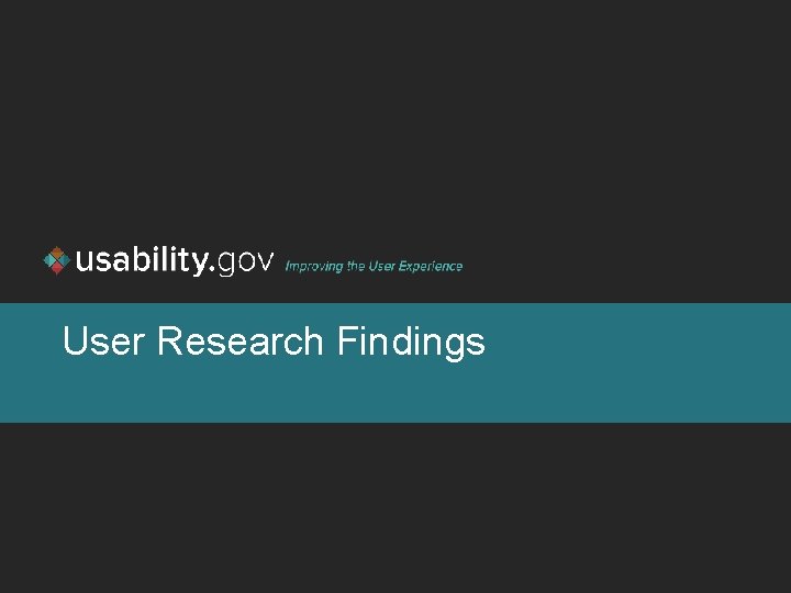 User Research Findings 