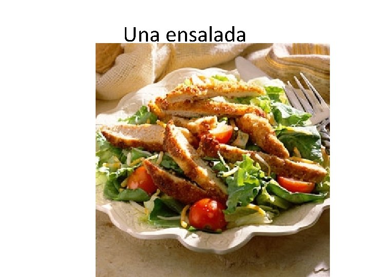 Una ensalada 