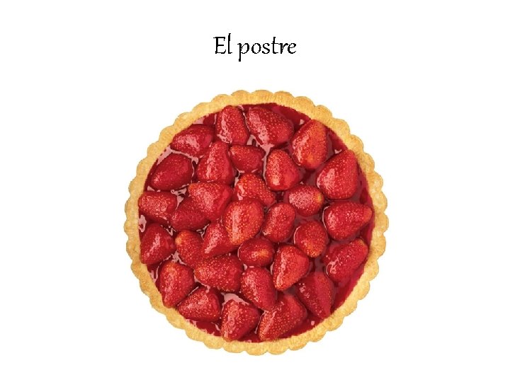 El postre 