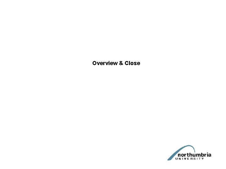 Overview & Close Overview & Close