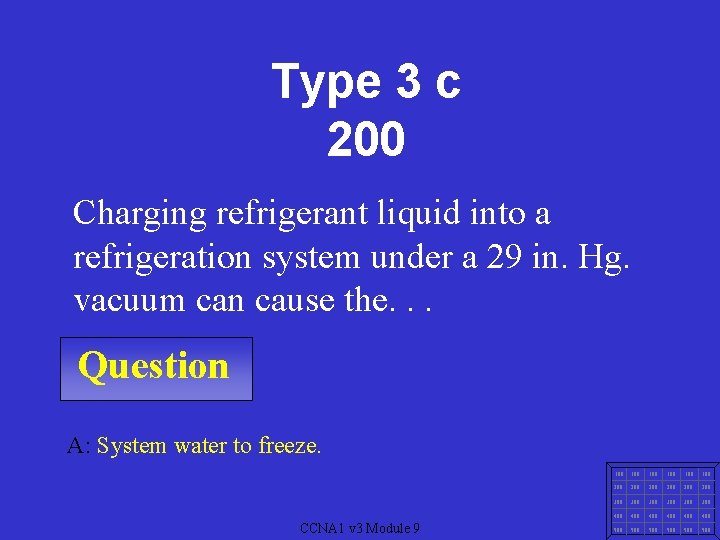 Type 3 c 200 Charging refrigerant liquid into a refrigeration system under a 29