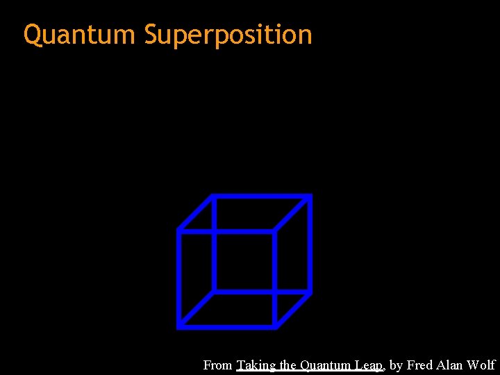 Quantum Superposition From Taking the Quantum Leap, by Fred Alan Wolf 