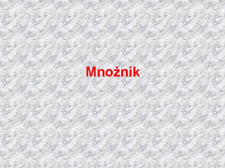 Mnożnik 