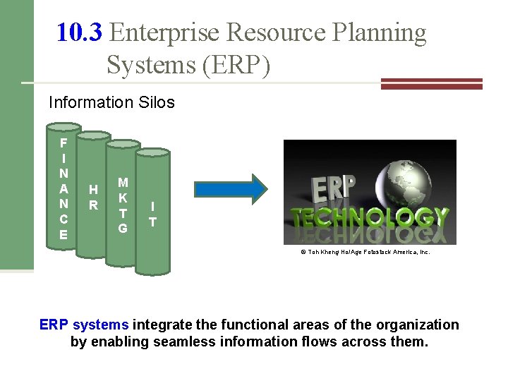 10. 3 Enterprise Resource Planning Systems (ERP) Information Silos F I N A N 10. 3 Enterprise Resource Planning Systems (ERP) Information Silos F I N A N