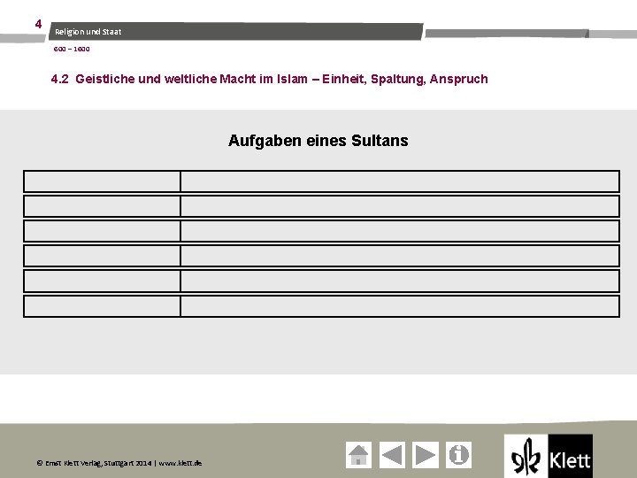 4 Religion und Staat 600 – 1600 4. 2 Geistliche und weltliche Macht im