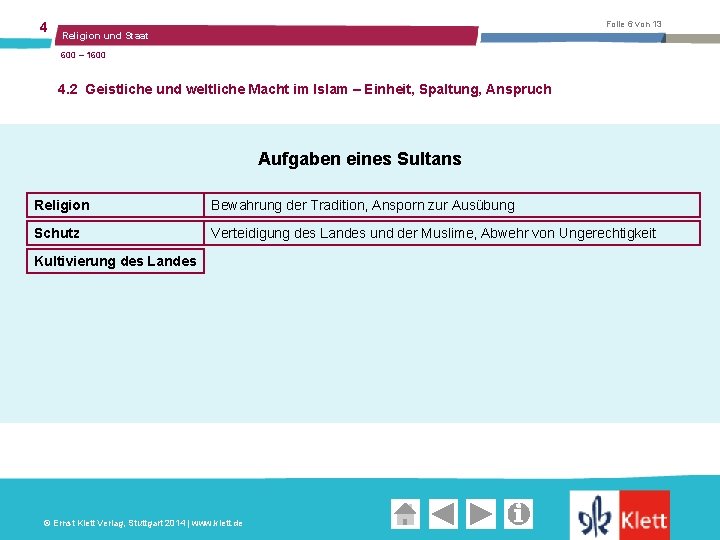 4 Folie 6 von 13 Religion und Staat 600 – 1600 4. 2 Geistliche