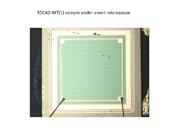 3 DCA 2 -W 7(1) sample under smart microscope 