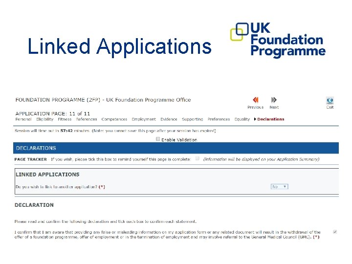 Linked Applications 