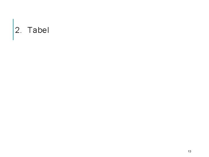  2. Tabel 13 