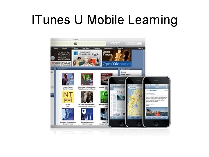 ITunes U Mobile Learning 