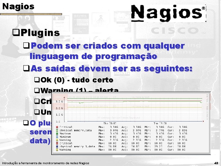 Nagios q. Plugins q. Podem ser criados com qualquer linguagem de programação q. As Nagios q. Plugins q. Podem ser criados com qualquer linguagem de programação q. As