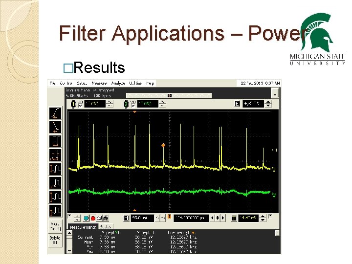 Filter Applications – Power �Results 