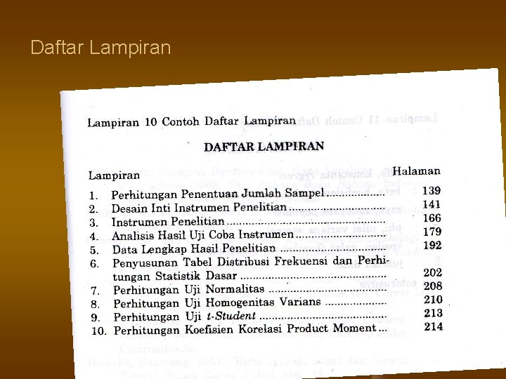 Daftar Lampiran 