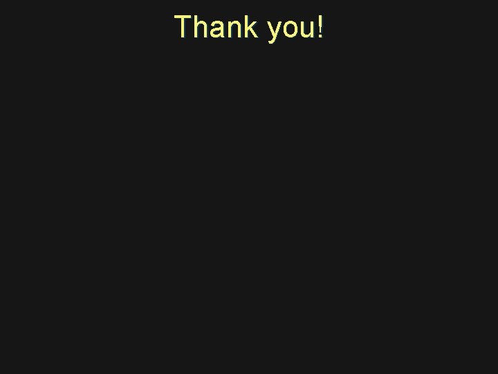 Thank you! 