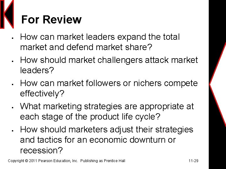 For Review § § § How can market leaders expand the total market and