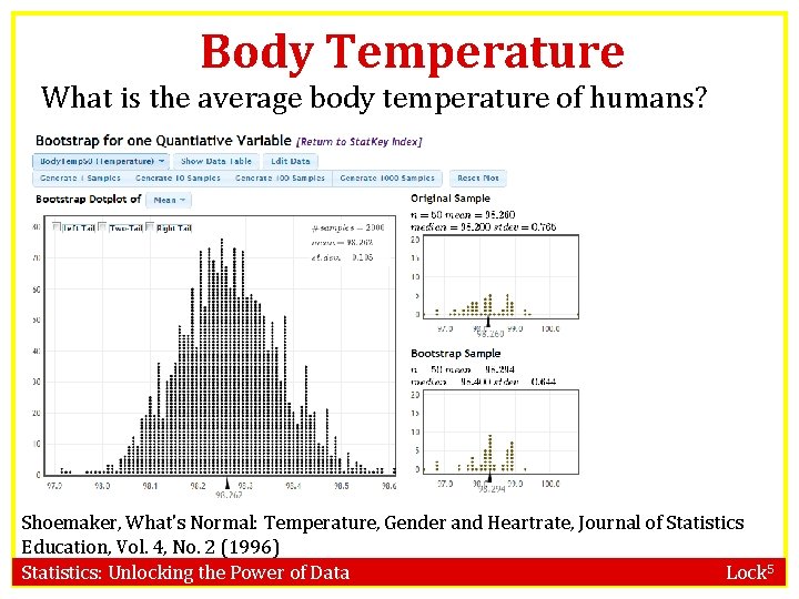 Body Temperature What is the average body temperature of humans? www. lock 5 stat.