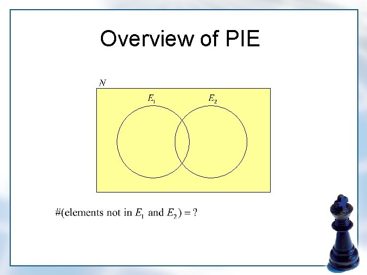 Overview of PIE 