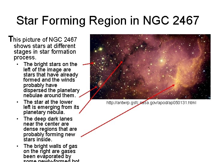 Star Forming Region in NGC 2467 This picture of NGC 2467 shows stars at