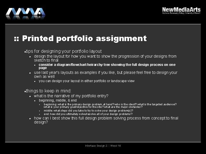 : : Printed portfolio assignment tips for designing your portfolio layout design the layout