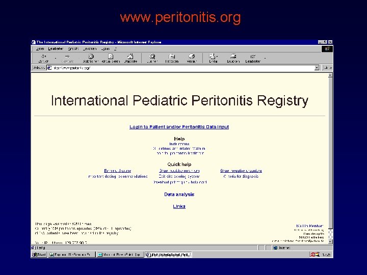 www. peritonitis. org 