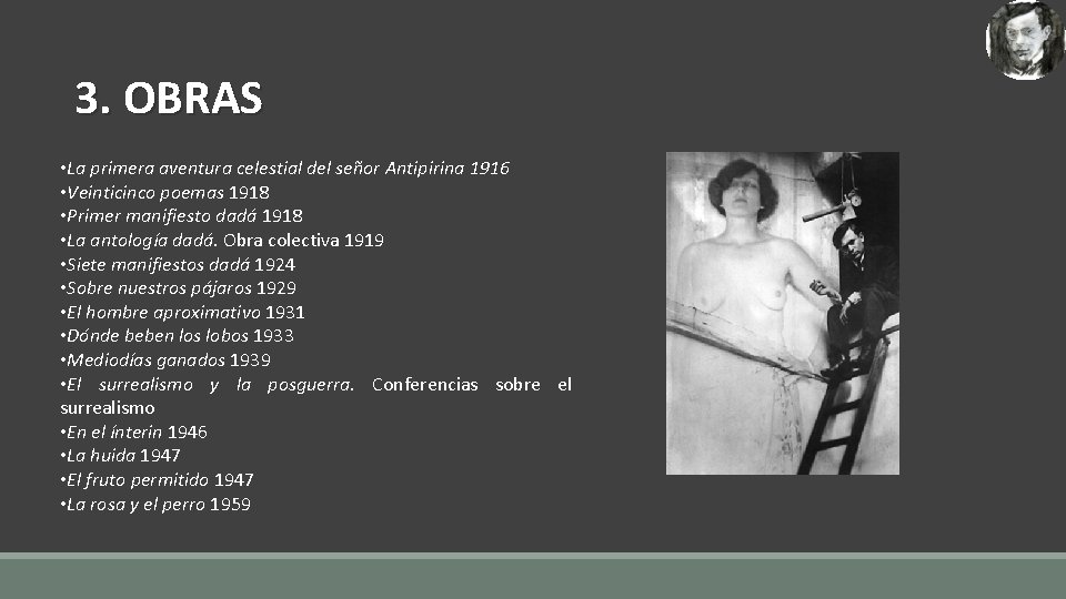 3. OBRAS • La primera aventura celestial del señor Antipirina 1916 • Veinticinco poemas 3. OBRAS • La primera aventura celestial del señor Antipirina 1916 • Veinticinco poemas
