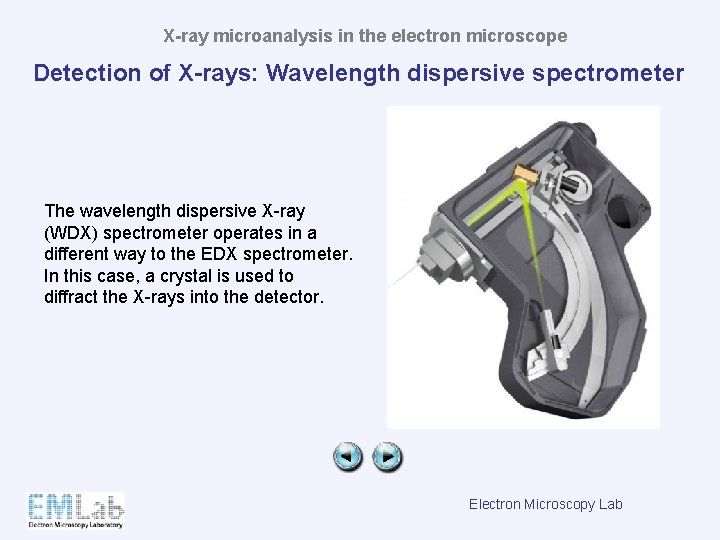 Xray microanalysis in the electron microscope Tutor Peter