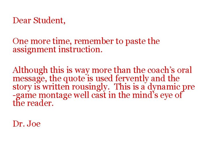 Dear Student, One more time, remember to paste the assignment instruction. Although this is