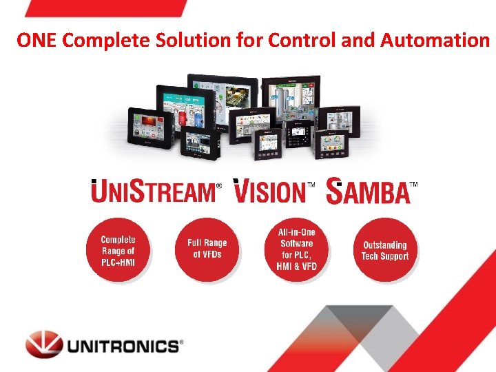 ONE Complete Solution for Control and Automation 