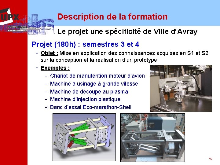 Description de la formation Le projet une spécificité de Ville d’Avray Projet (180 h)
