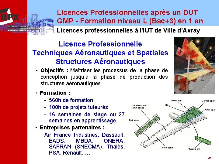 Licences Professionnelles après un DUT GMP - Formation niveau L (Bac+3) en 1 an