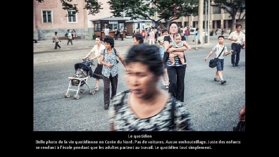 Le quotidien Belle photo de la vie quotidienne en Corée du Nord. Pas Le quotidien Belle photo de la vie quotidienne en Corée du Nord. Pas