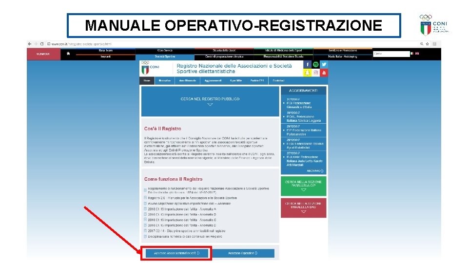 MANUALE OPERATIVO-REGISTRAZIONE 