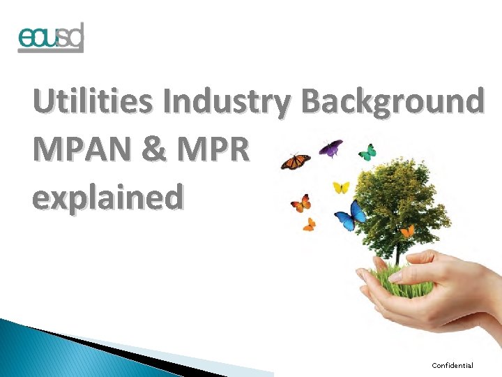 Utilities Industry Background MPAN & MPR explained Confidential 
